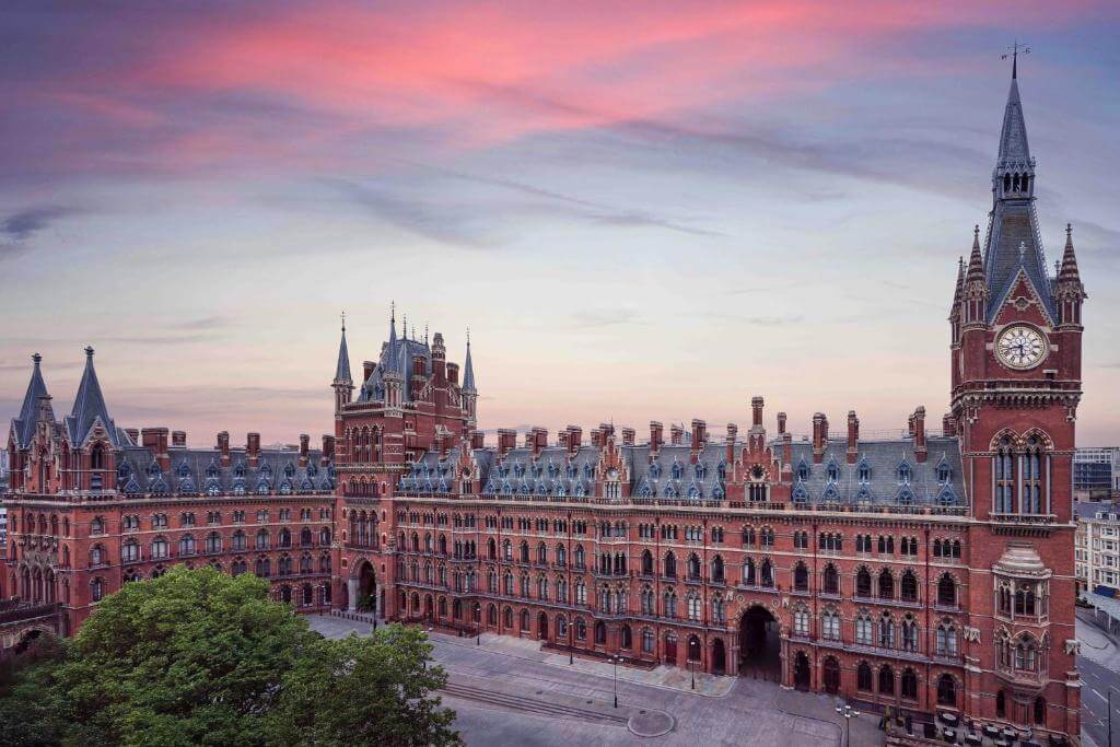 歐洲之星附近推薦5星住宿飯店St Pancras Renaissance London Hotel